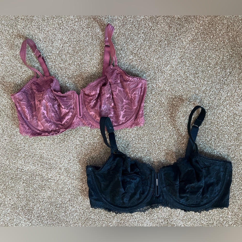 Auden Unlined Lace Bras - Set of 2